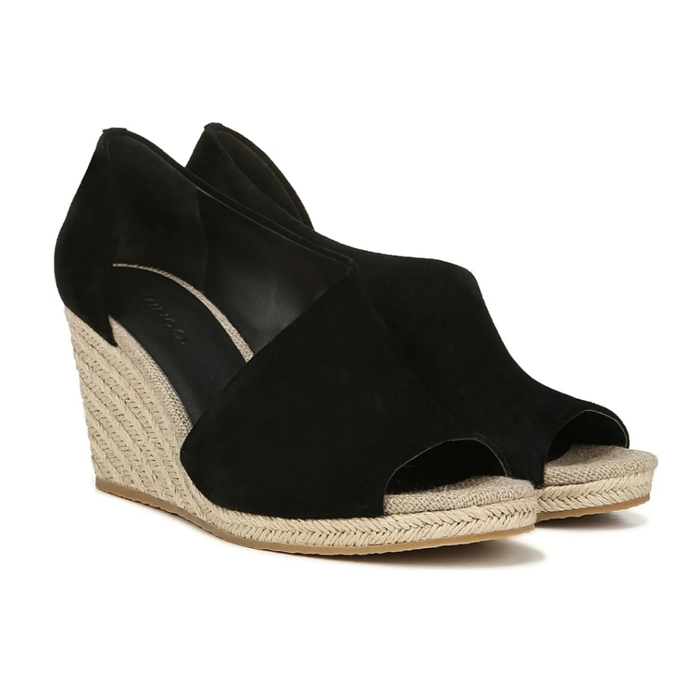 Vince | Sutton Espadrille Wedge Heel Sandal
Black
